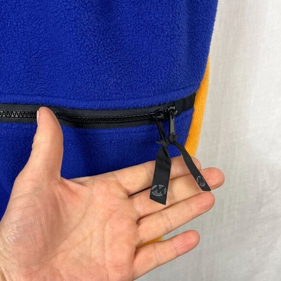 Vintage 90s Moose Mountainwear Full Zip Fleece Vest XL Cargo Baggy Gorpcore - Picture 8 of 12
